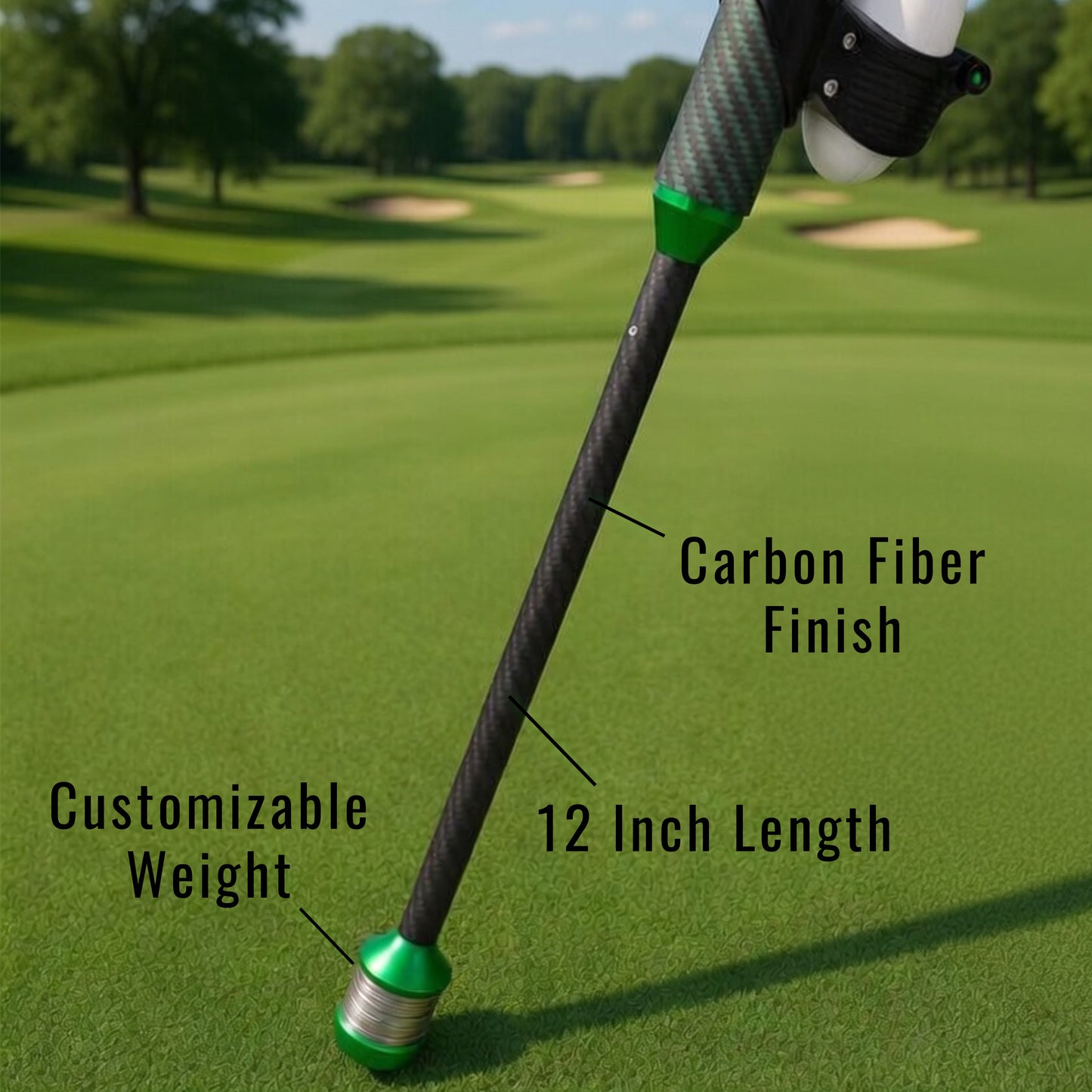 DriVR Elite Mini - Adjustable VR Weighted Golf Club Handle Accessory