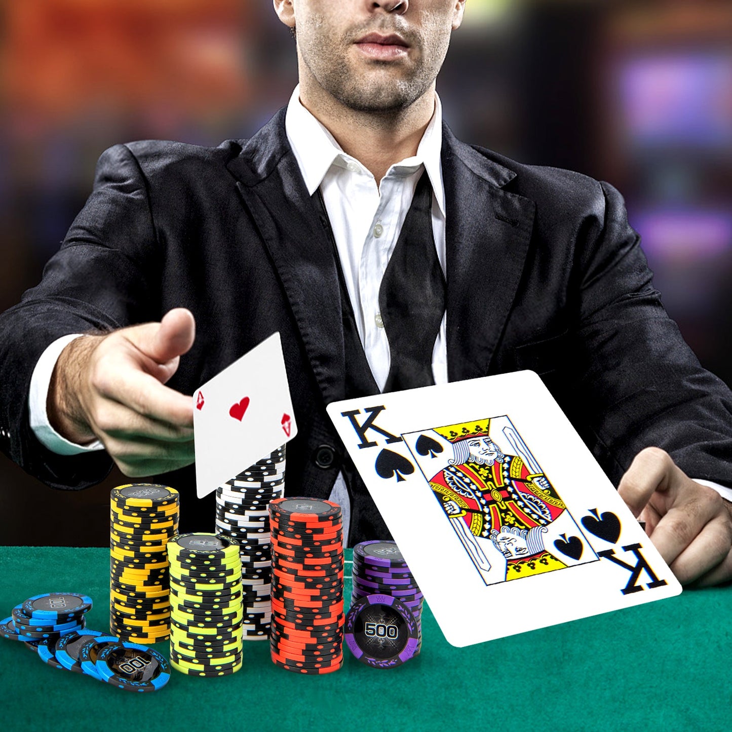 500 Chip Texas Holdem Set