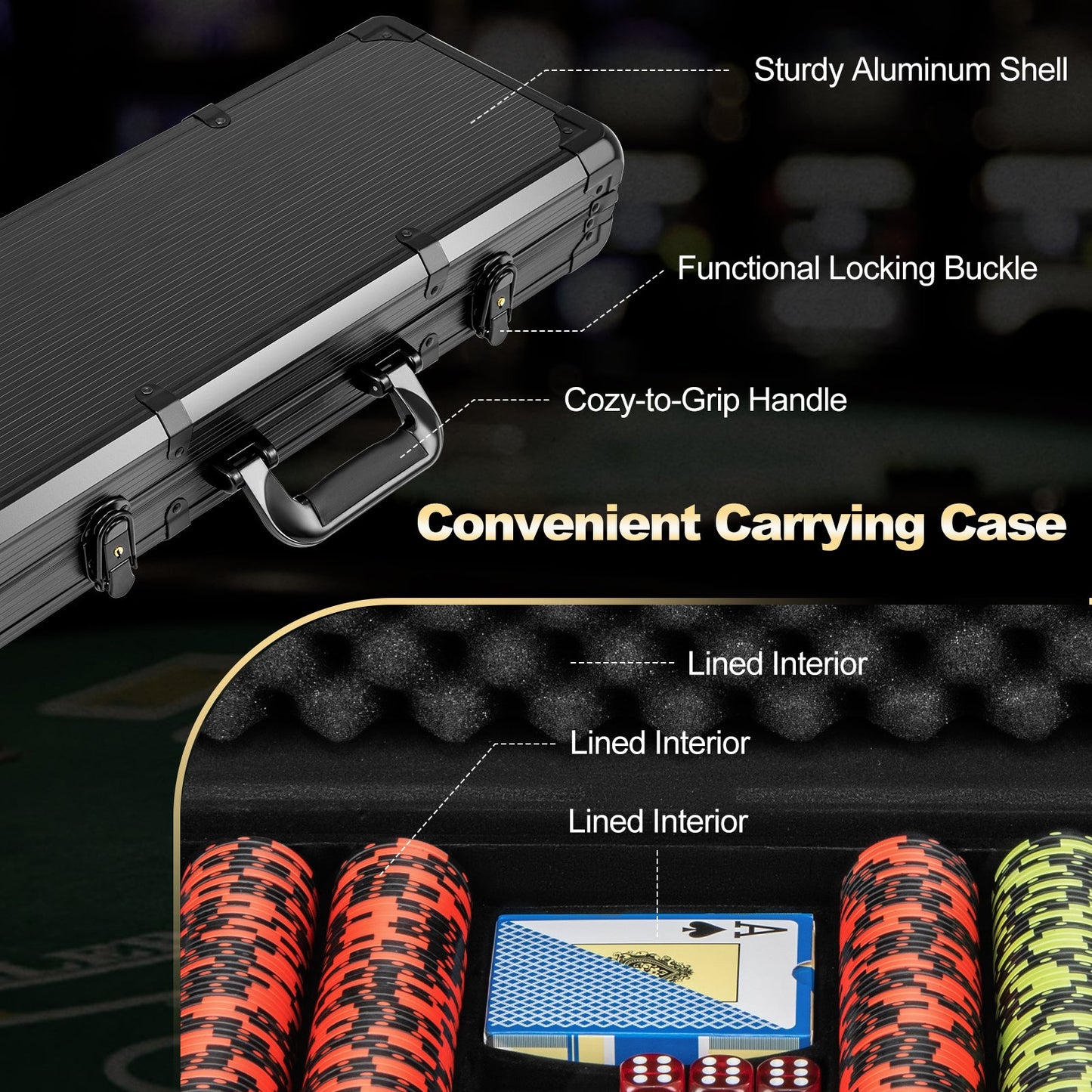 500 Chip Texas Holdem Set