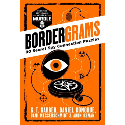 Bordergrams: 80 Secret Spy Connection Puzzles from the Bestselling Author of Murdle - Paperback