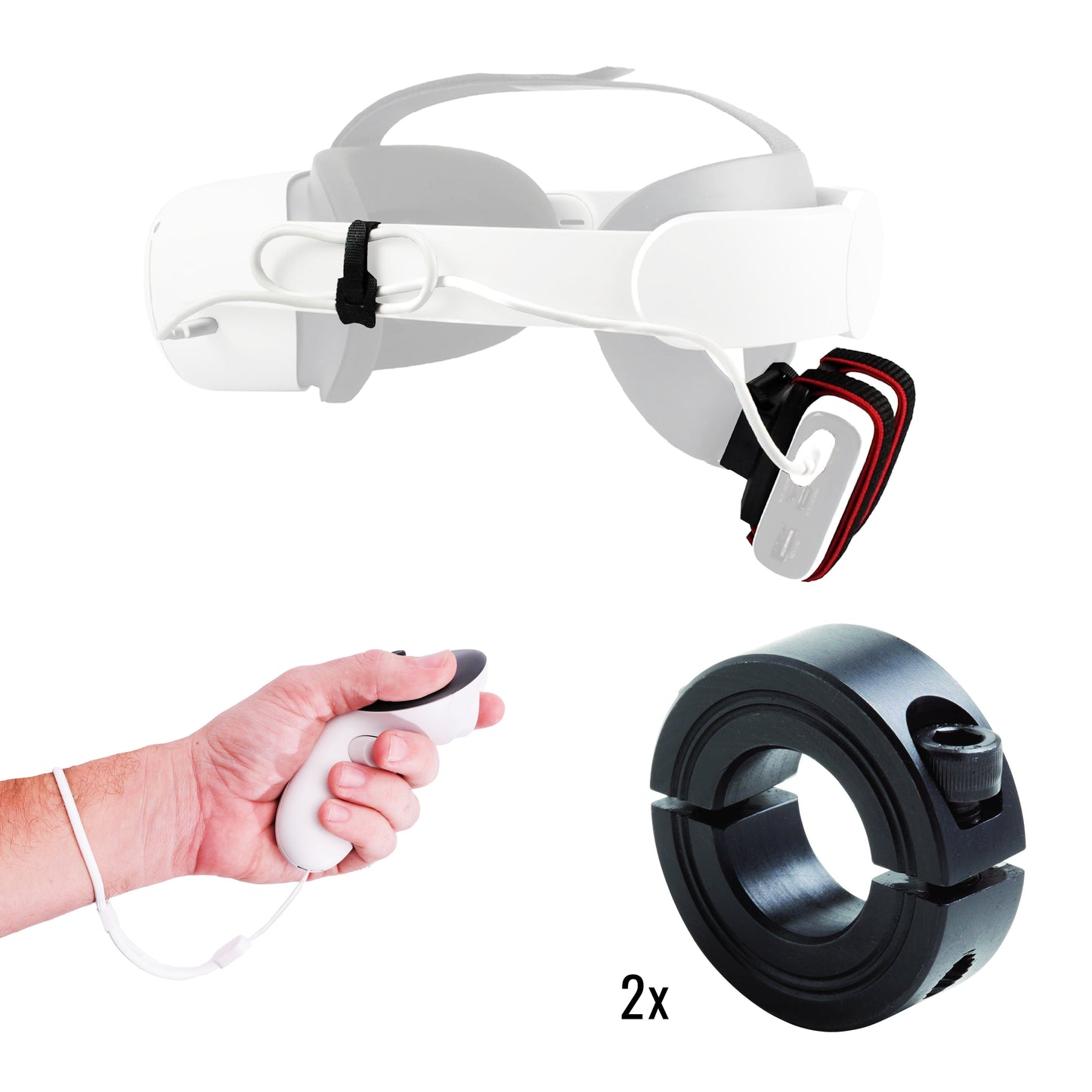 DriVR Elite Mini -  Adjustable VR Weighted Golf Club Handle Accessory