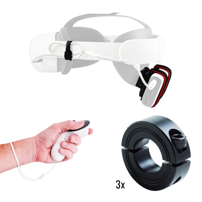 DriVR Elite Mini -  Adjustable VR Weighted Golf Club Handle Accessory