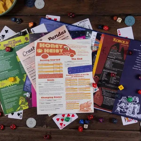 Ten One-Page Roleplaying Games for Younger Players