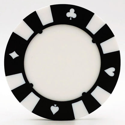 Blank Poker Chip Drink Coasters – Giant Casino-Style Chips